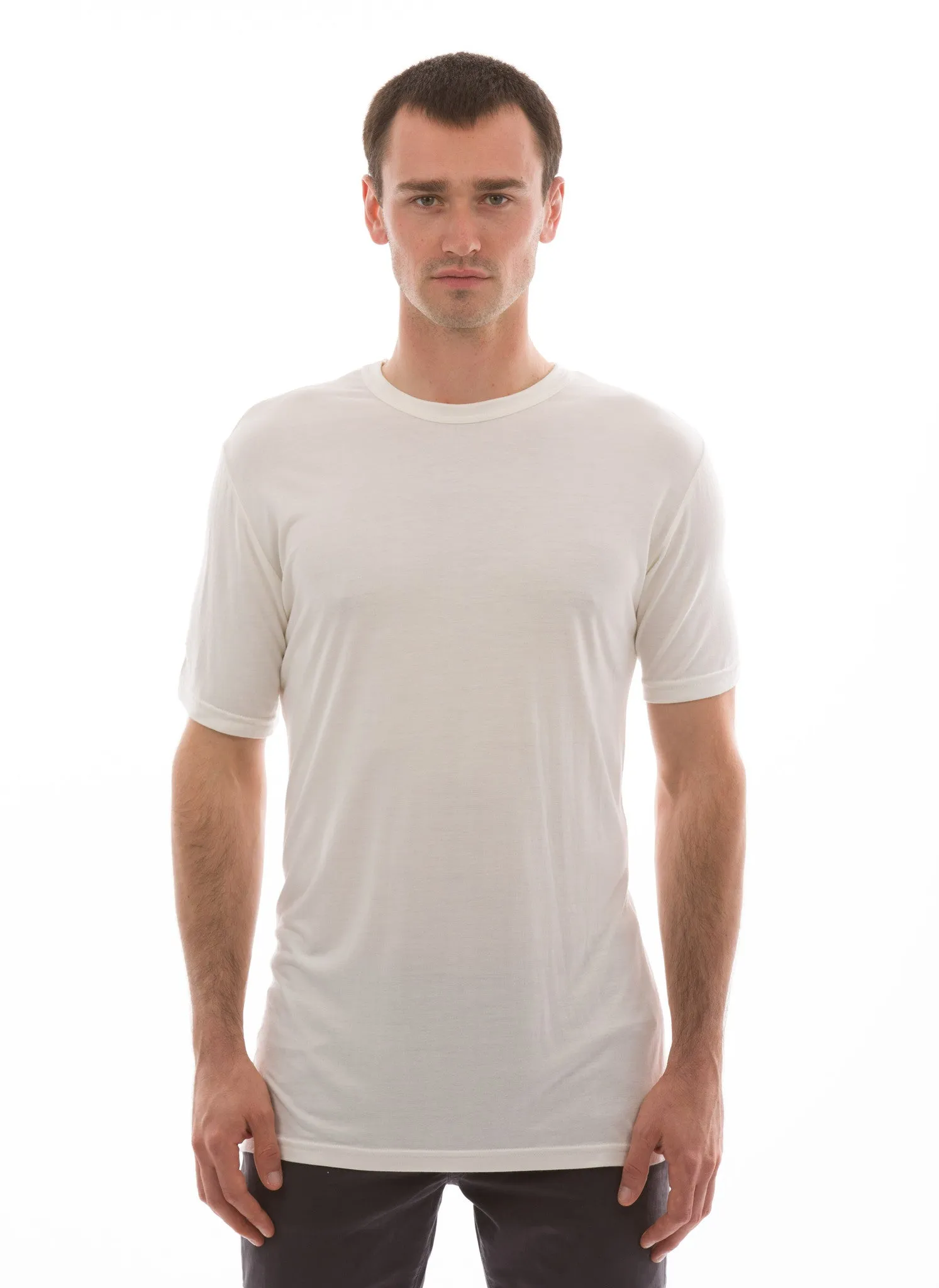 100% Bamboo Men's Short Sleeve Crew Neck