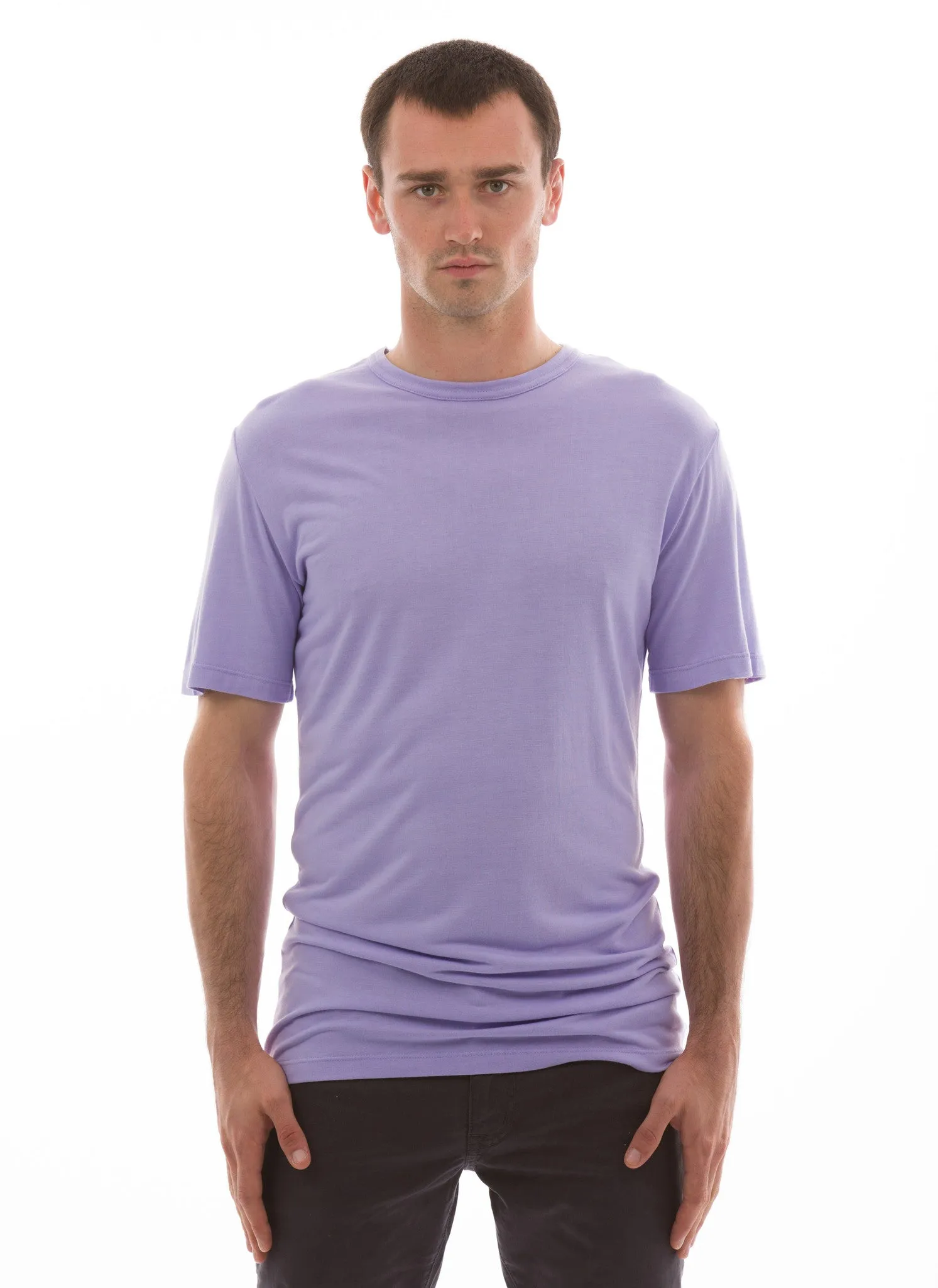 100% Bamboo Men's Short Sleeve Crew Neck