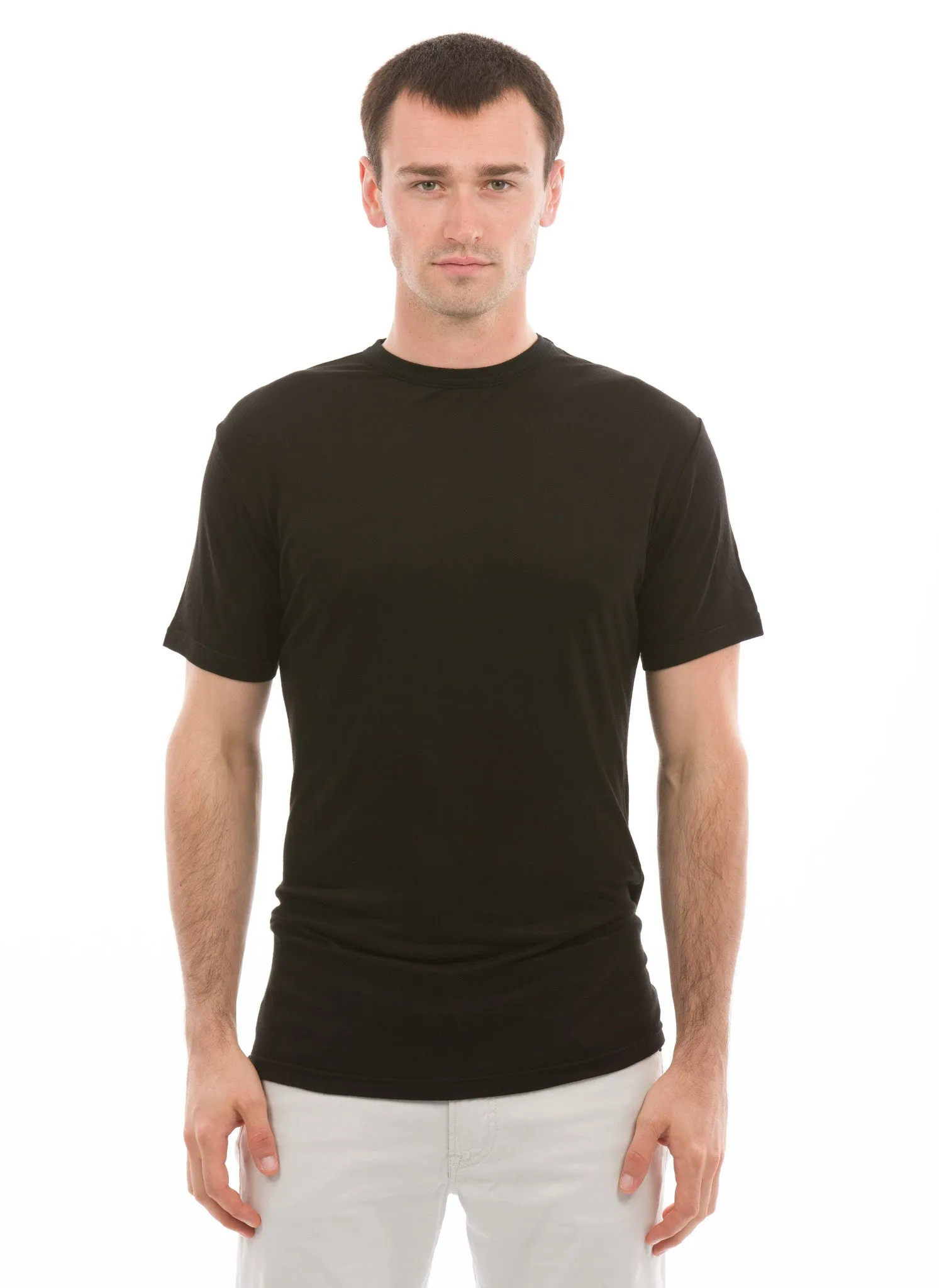 100% Bamboo Men's Short Sleeve Crew Neck