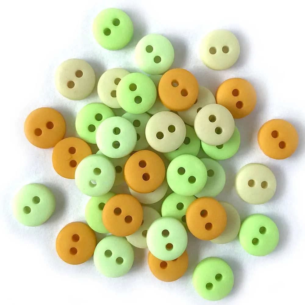 1/4in Tiny Round Buttons (19 Colors Available)