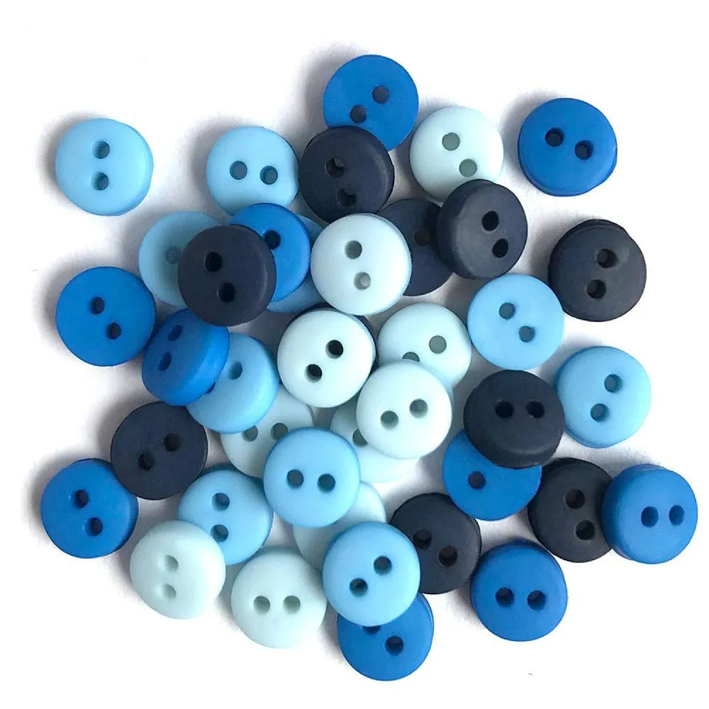 1/4in Tiny Round Buttons (19 Colors Available)