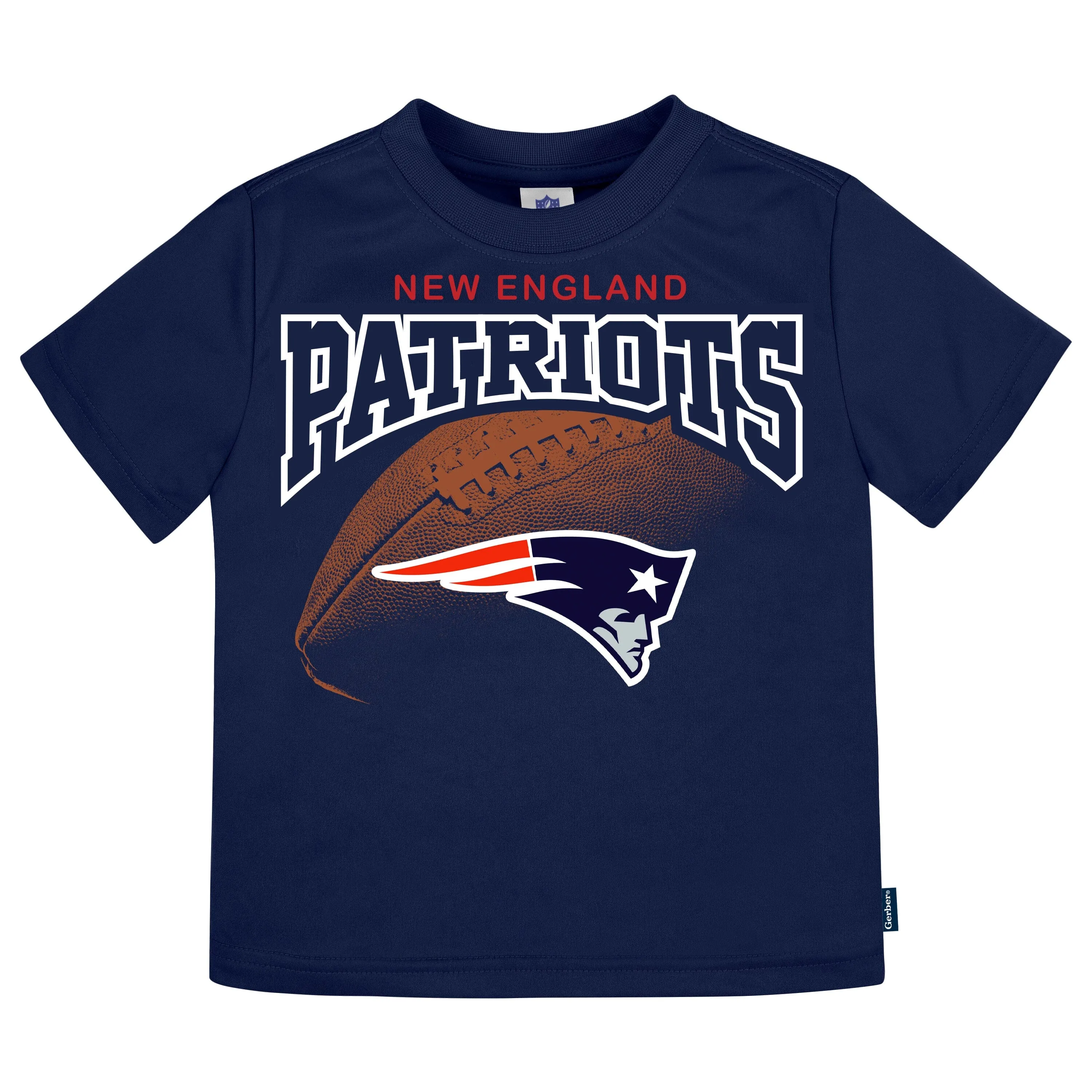 3-Pack Baby & Toddler Boys Patriots Short Sleeve Shirts