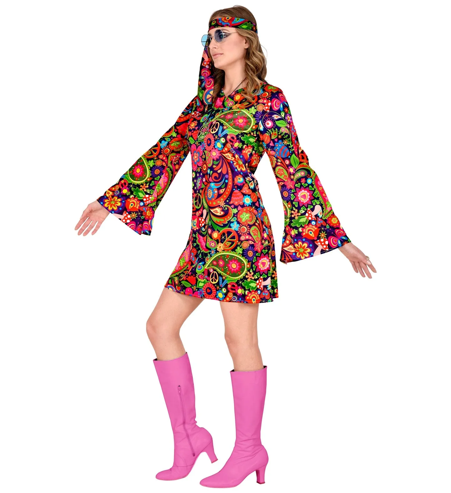 60's Psychedelic Hippie Costume Ladies