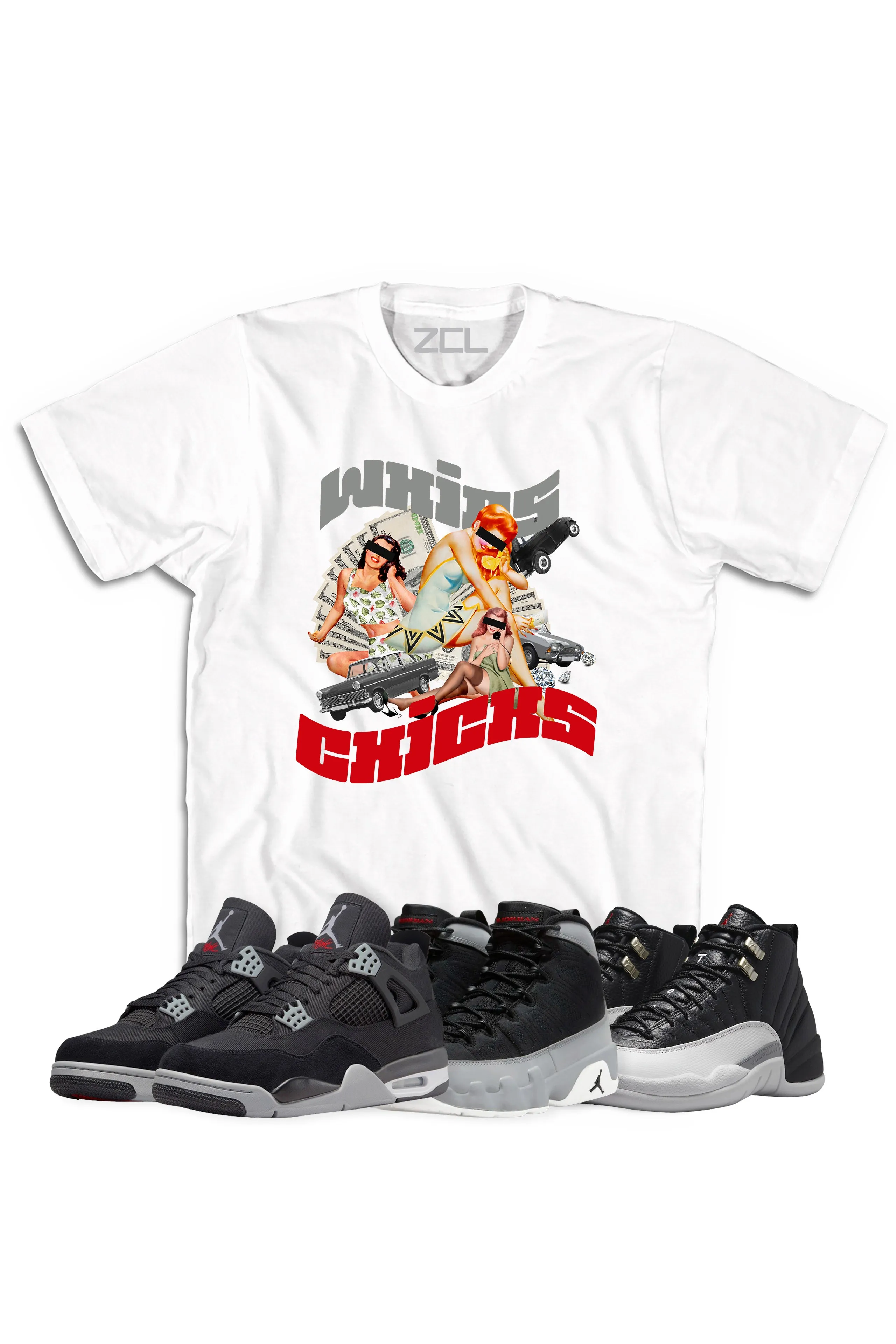 Air Jordan "Whips & Chicks" Tee Black Canvas