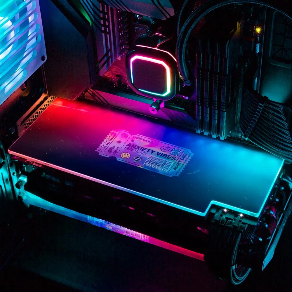 Anxiety Ticket RGB GPU Backplate