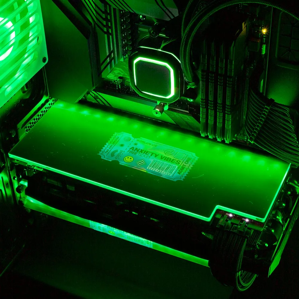 Anxiety Ticket RGB GPU Backplate