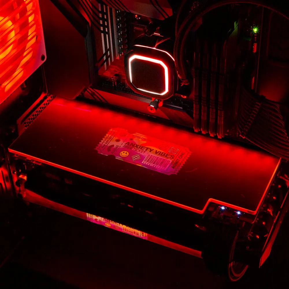 Anxiety Ticket RGB GPU Backplate