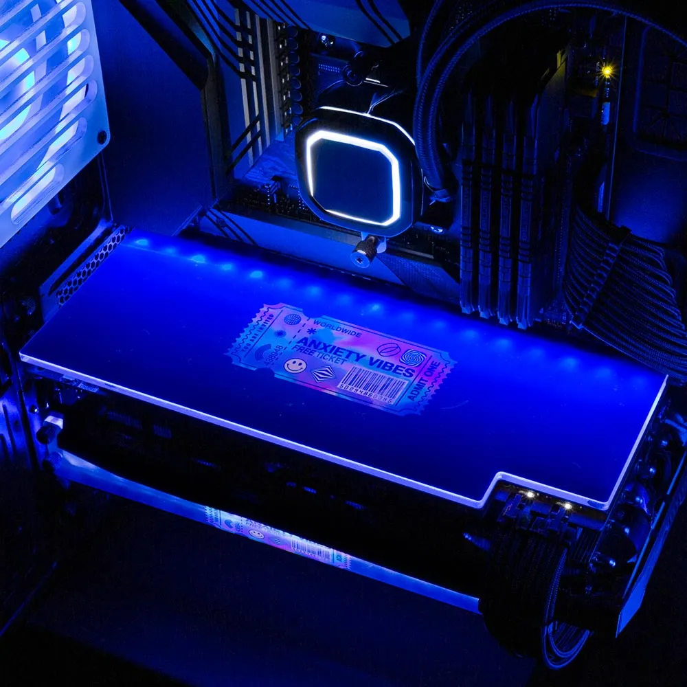 Anxiety Ticket RGB GPU Backplate