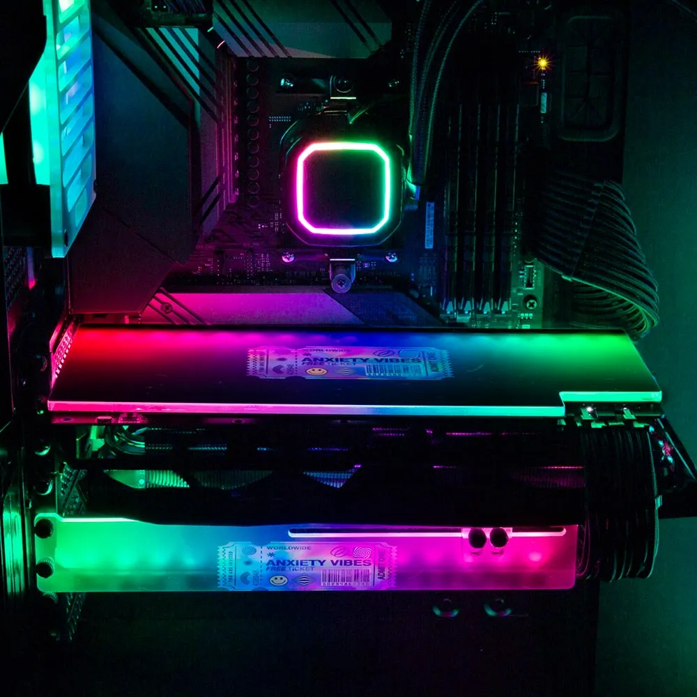 Anxiety Ticket RGB GPU Backplate