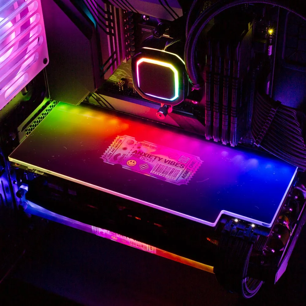 Anxiety Ticket RGB GPU Backplate