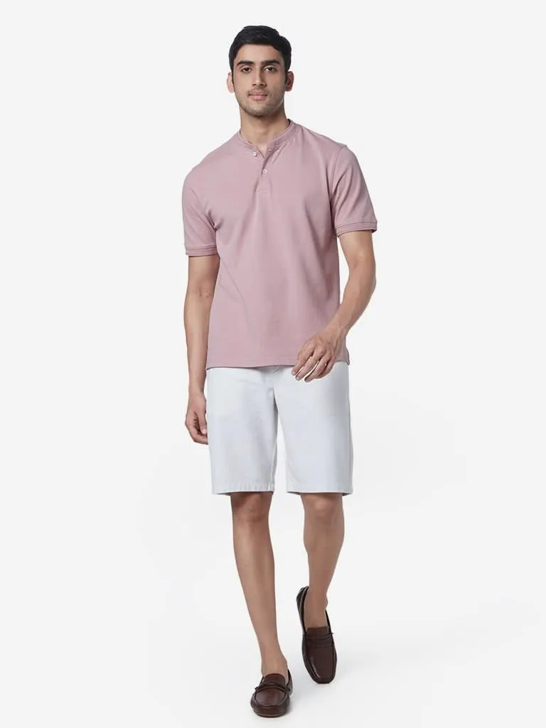 Ascot Light Pink Relaxed-Fit T-Shirt