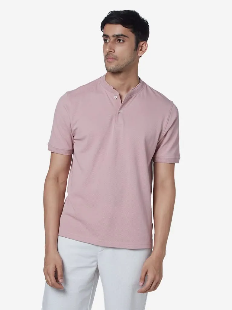 Ascot Light Pink Relaxed-Fit T-Shirt