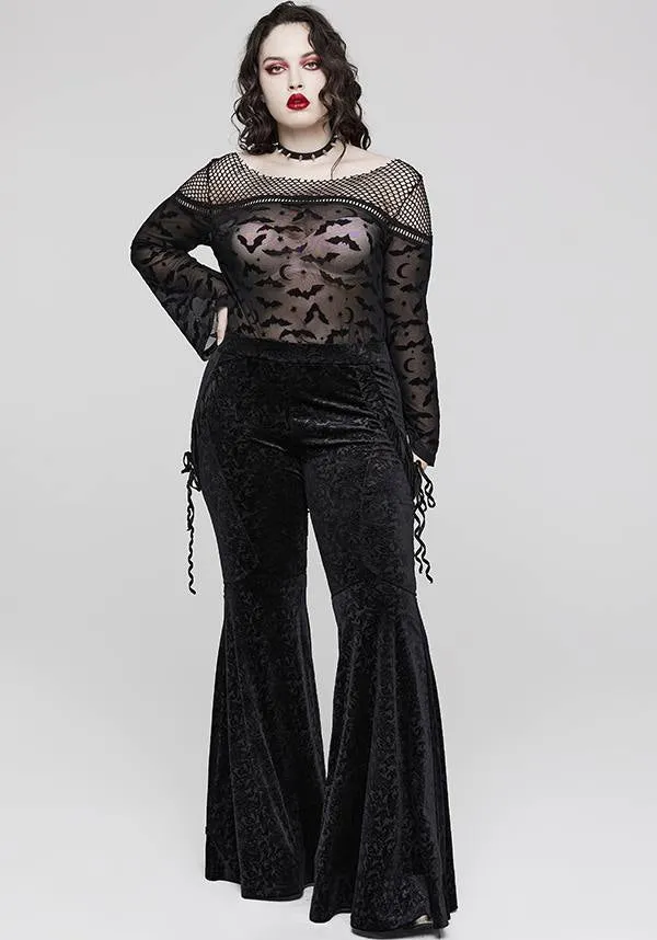 Bat Mesh Goth | T-SHIRT [PLUS SIZE]