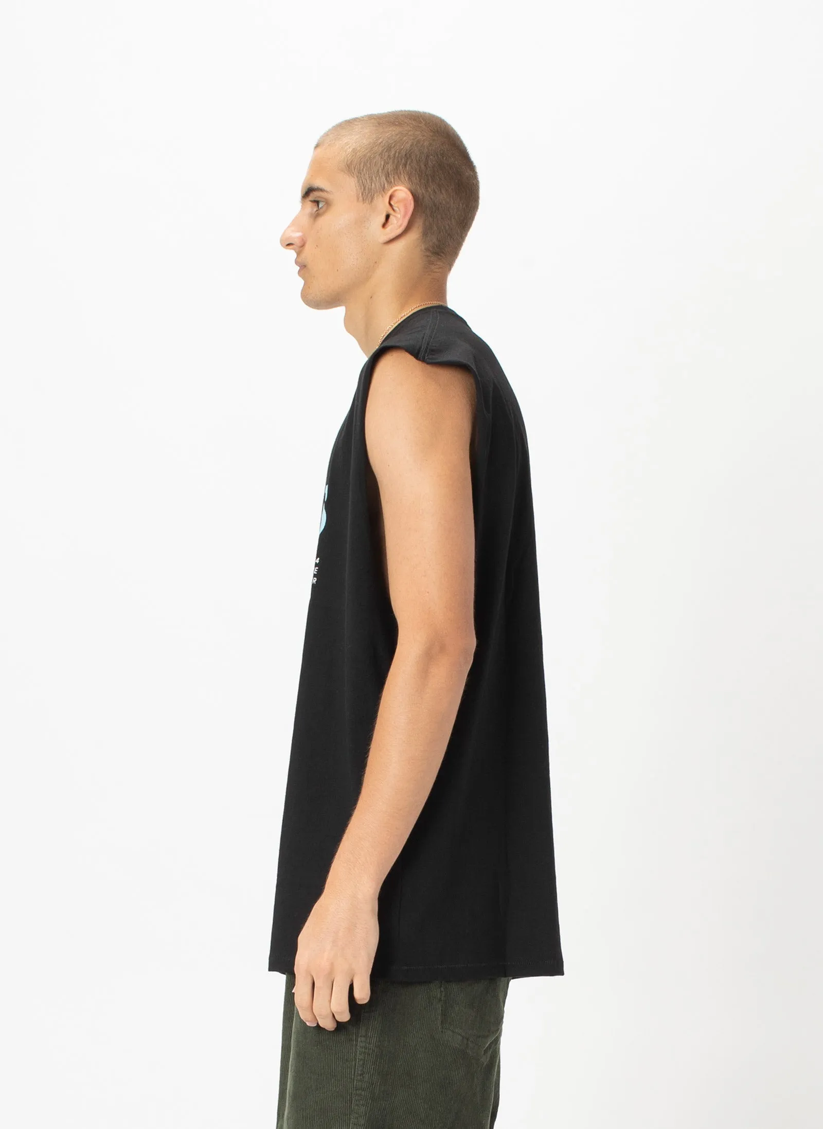 B.Bold Muscle Tee Black