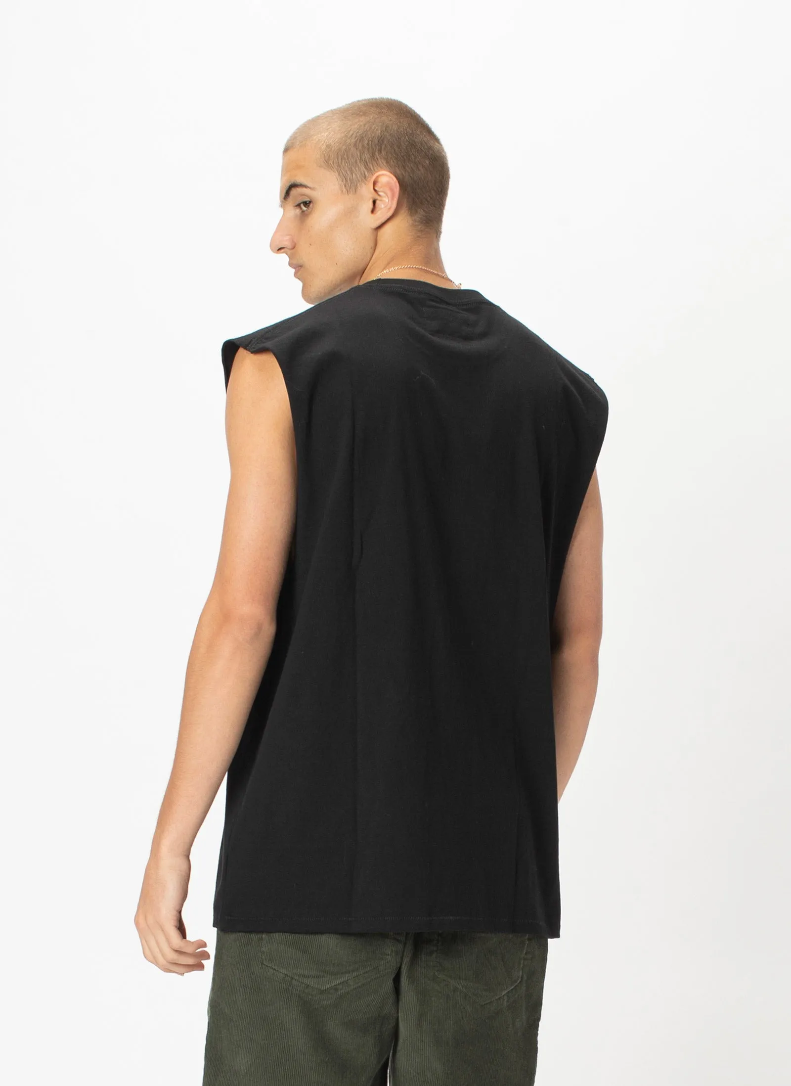 B.Bold Muscle Tee Black