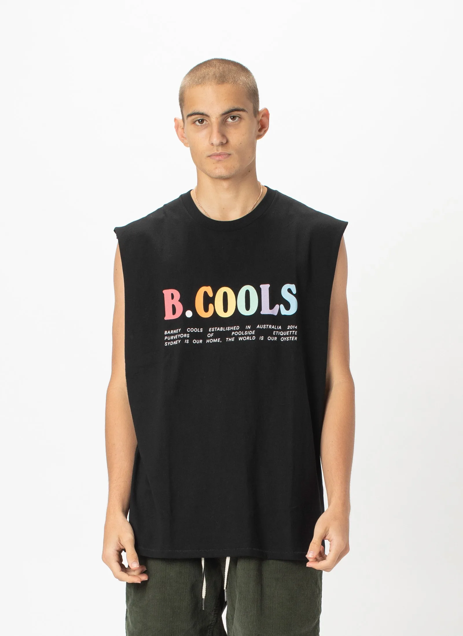 B.Bold Muscle Tee Black