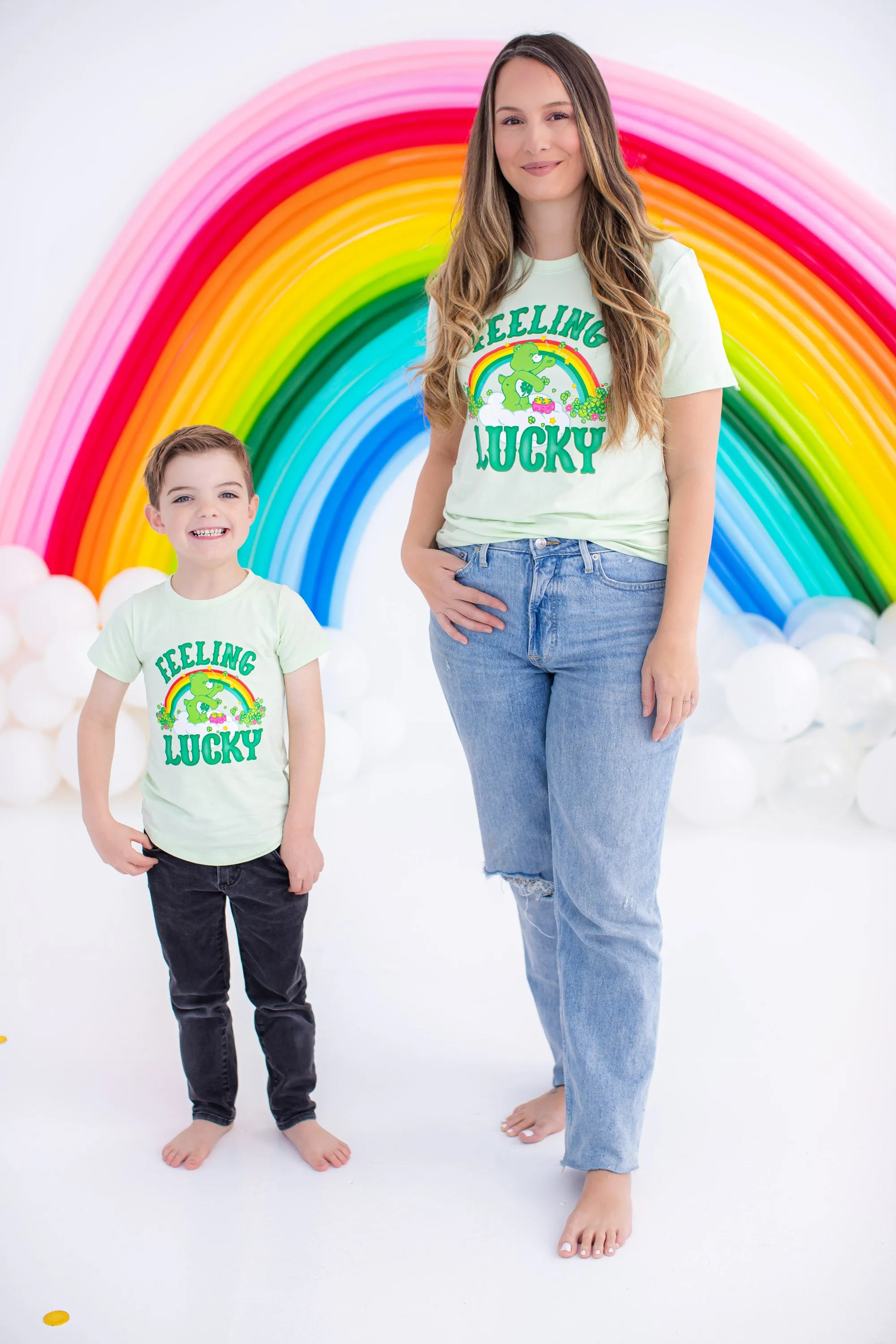 Birdie Bean Care Bears™ St. Patrick's Day Feeling Lucky Adult Graphic T-shirt