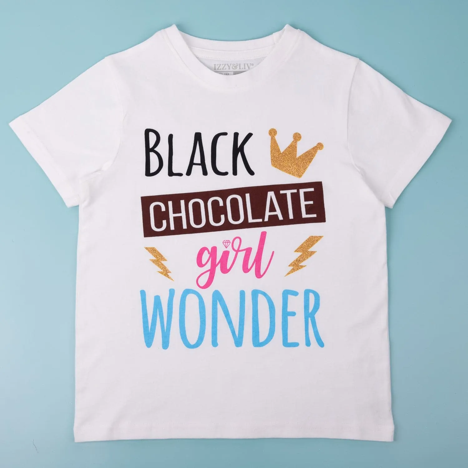 Black Chocolate Girl Wonder Youth Tee