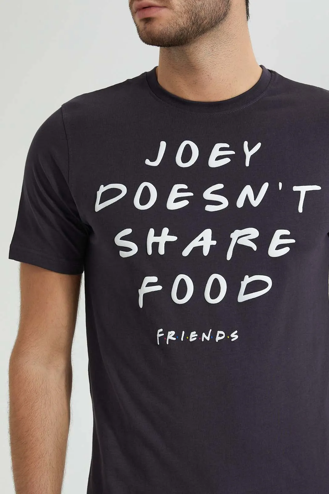 Black Friends Slogan T-Shirt