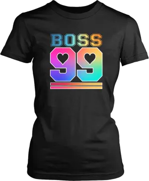 Boss 99 Color scape T-shirt Design