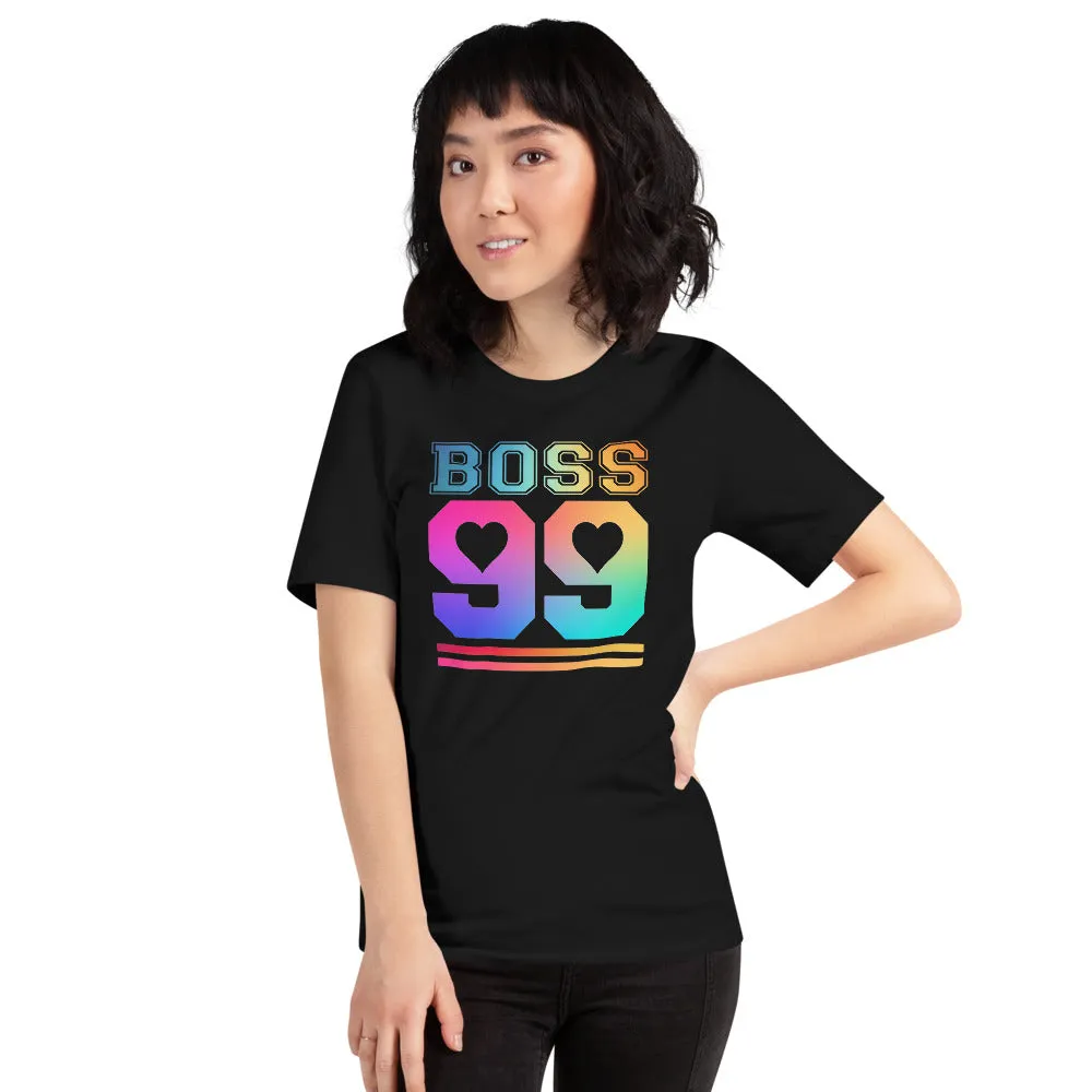 Boss 99 Color scape T-shirt Design