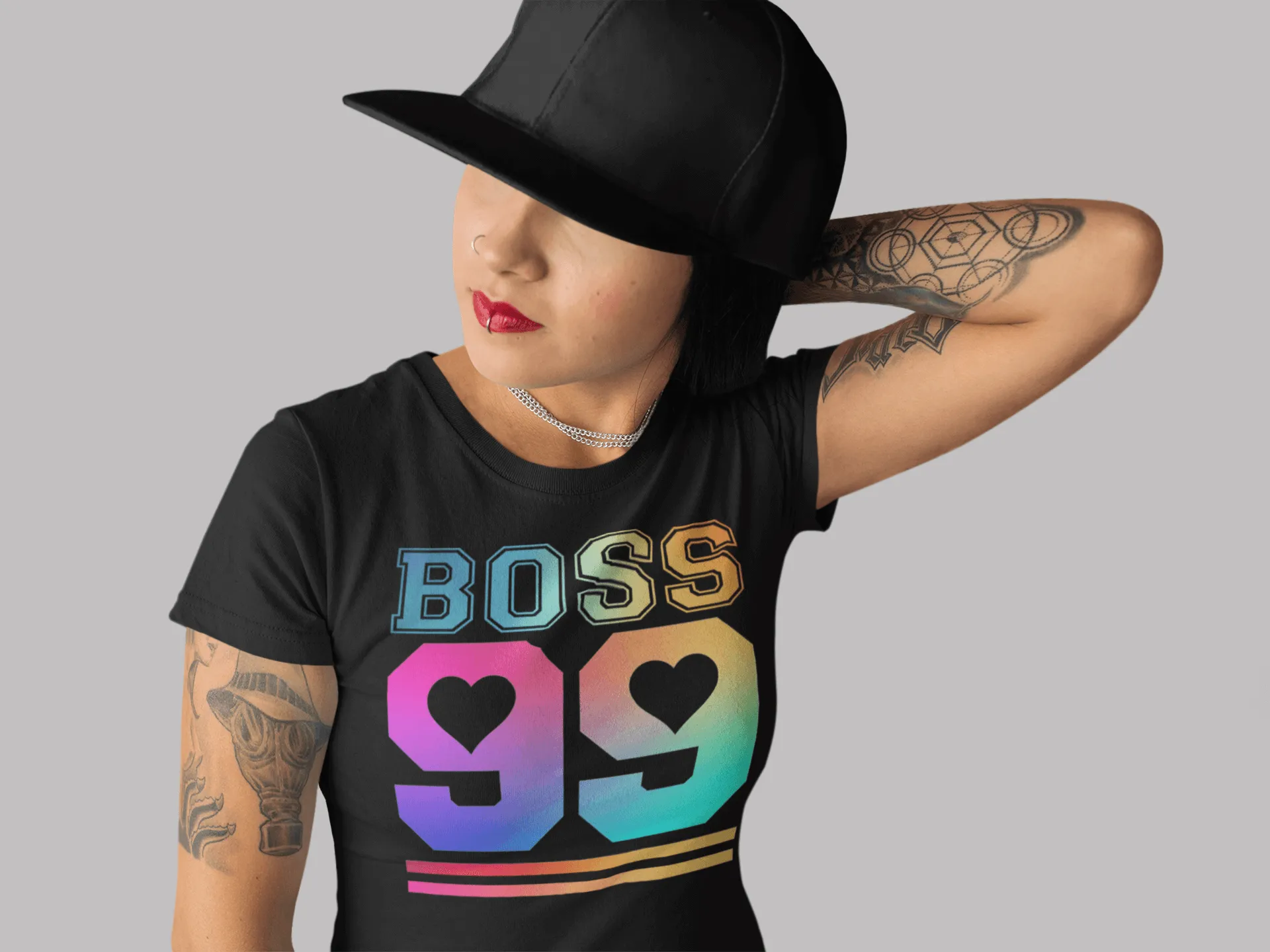 Boss 99 Color scape T-shirt Design