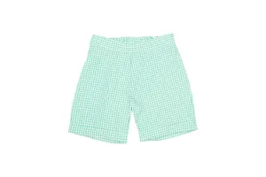 Boy Short - Vichy Water Green