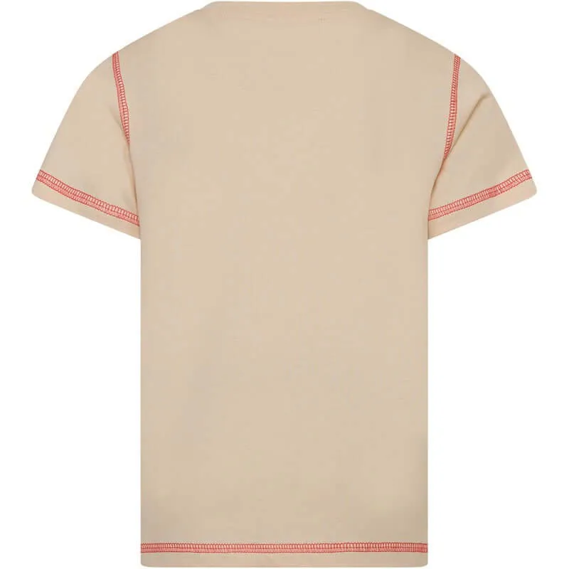 Boys Beige Logo T-Shirt