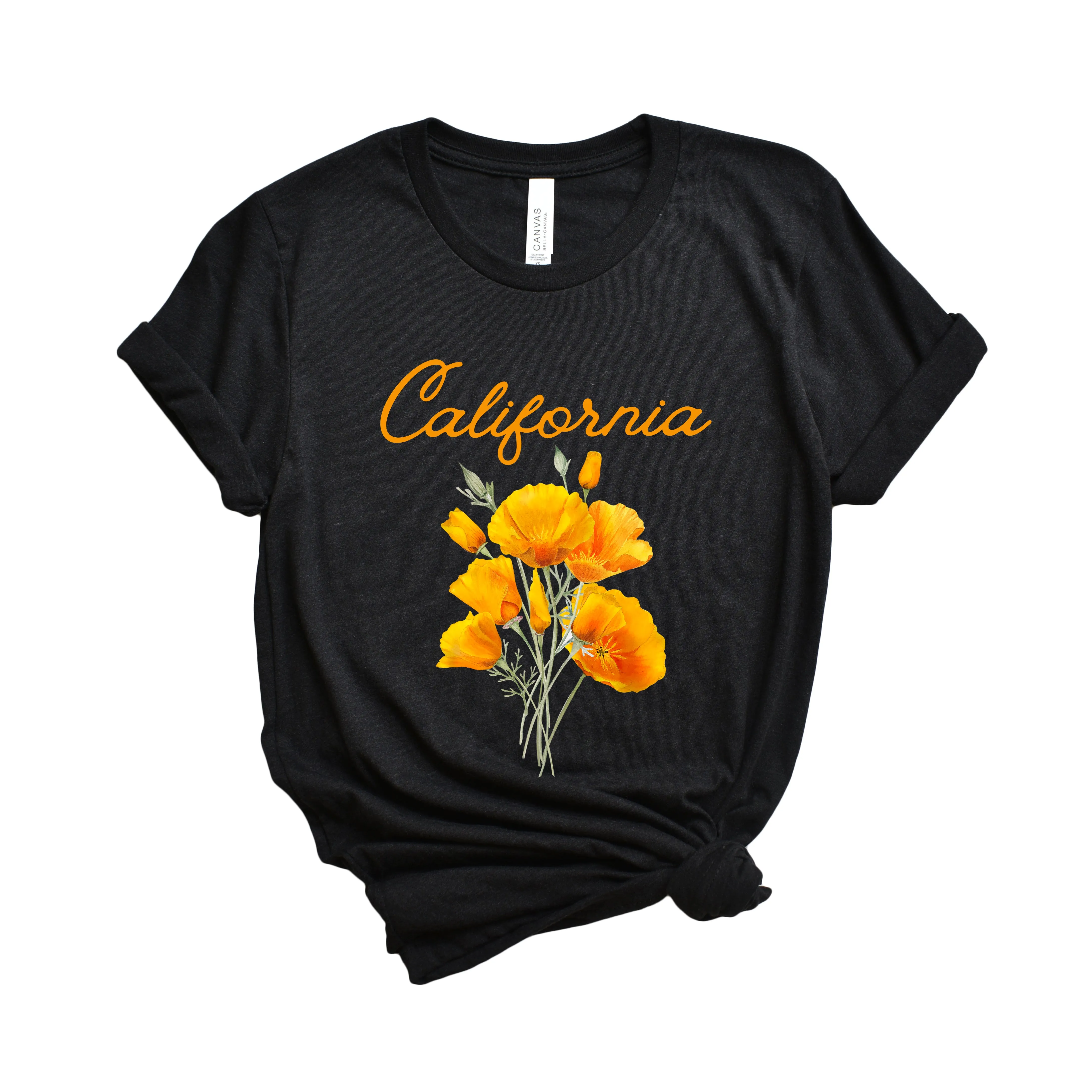 California Flower Colorful | Short Sleeve Graphic Tee