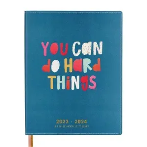 Callie Danielle  2023-24 Academic Planner 11" X 8.5" You Can Do Hard Things