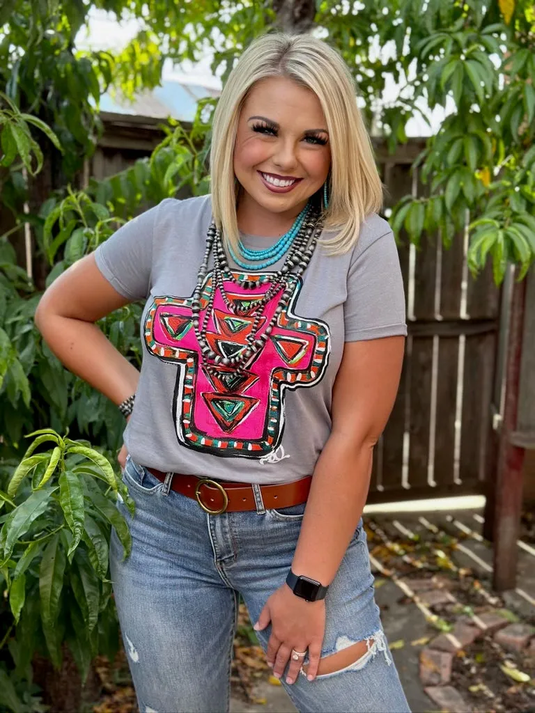 Callie's Neon Cross by Texas True Threads