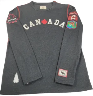 Canada Long Sleeve Shirt in Grey