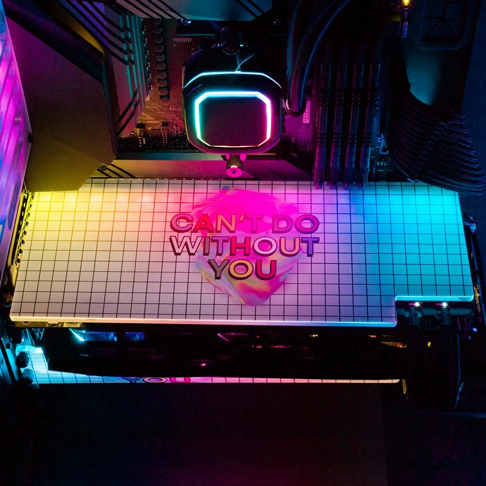 Can't Do Without You RGB GPU Backplate