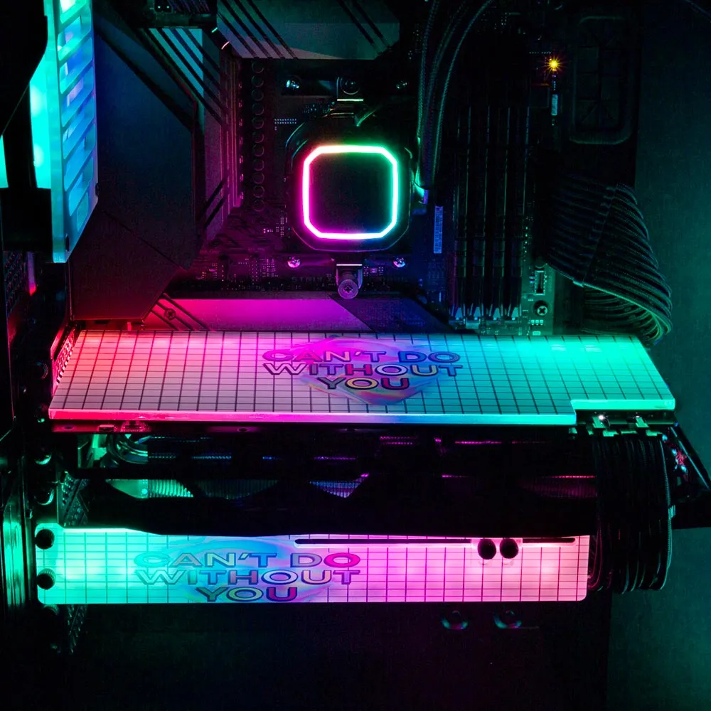 Can't Do Without You RGB GPU Backplate