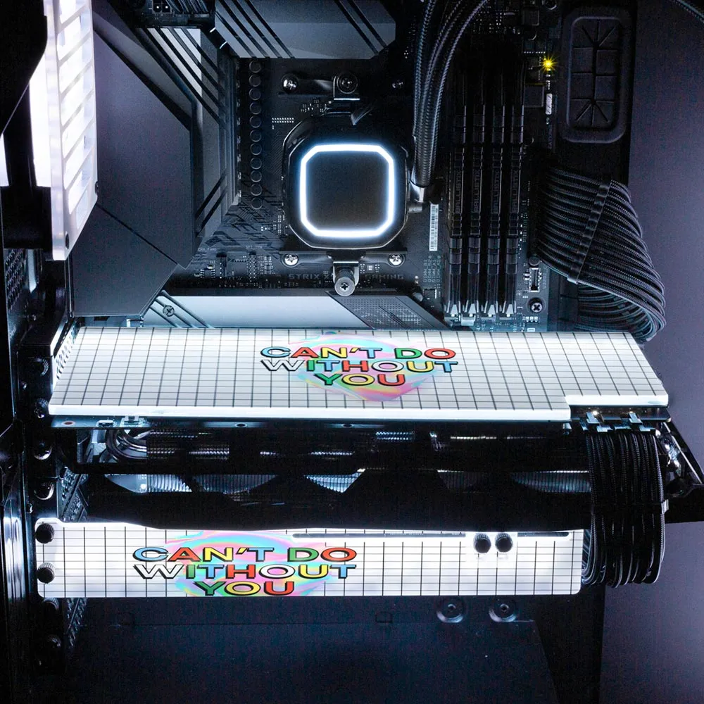 Can't Do Without You RGB GPU Backplate