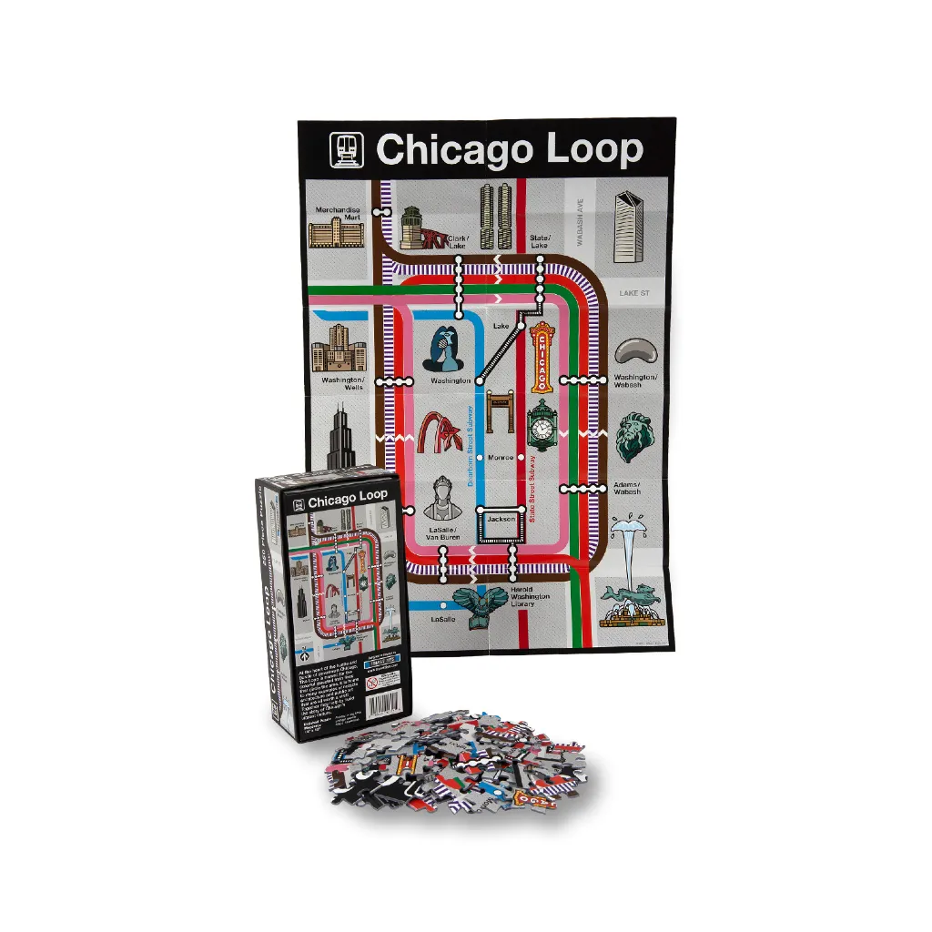 Chicago Loop 250 Piece Jigsaw Puzzle