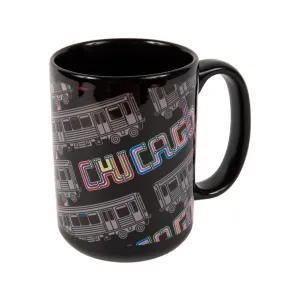 Chicago Transit Type Mug