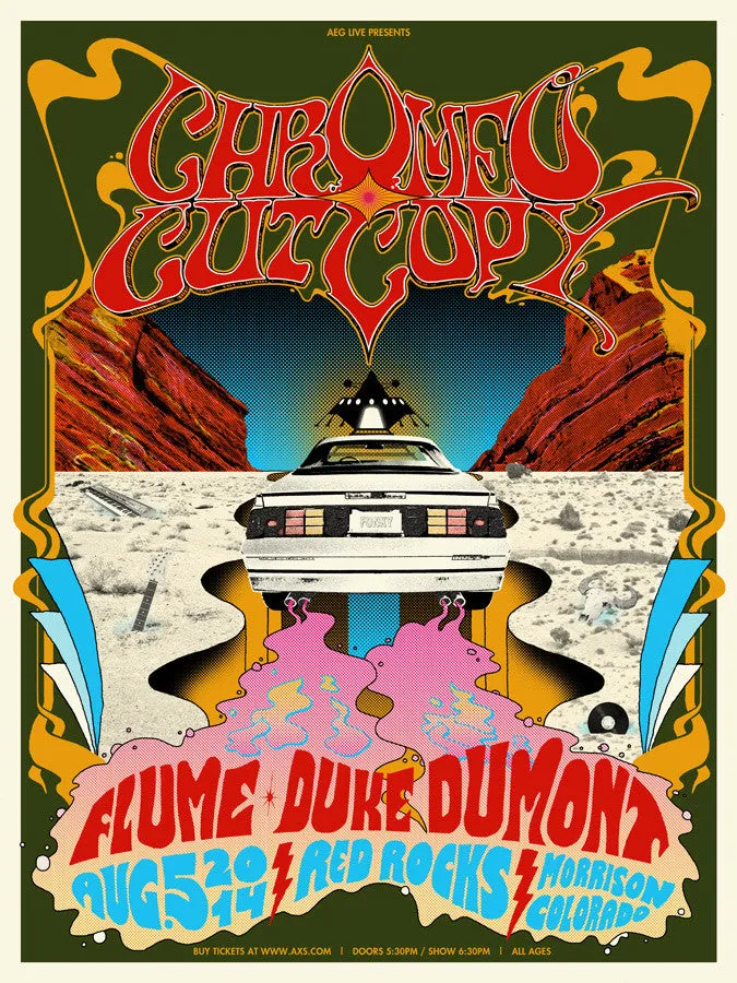 Chromeo   Cut Copy at Red Rocks