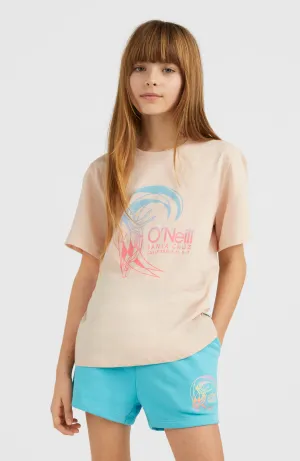 Circle Surfer T-Shirt | Peach Whip