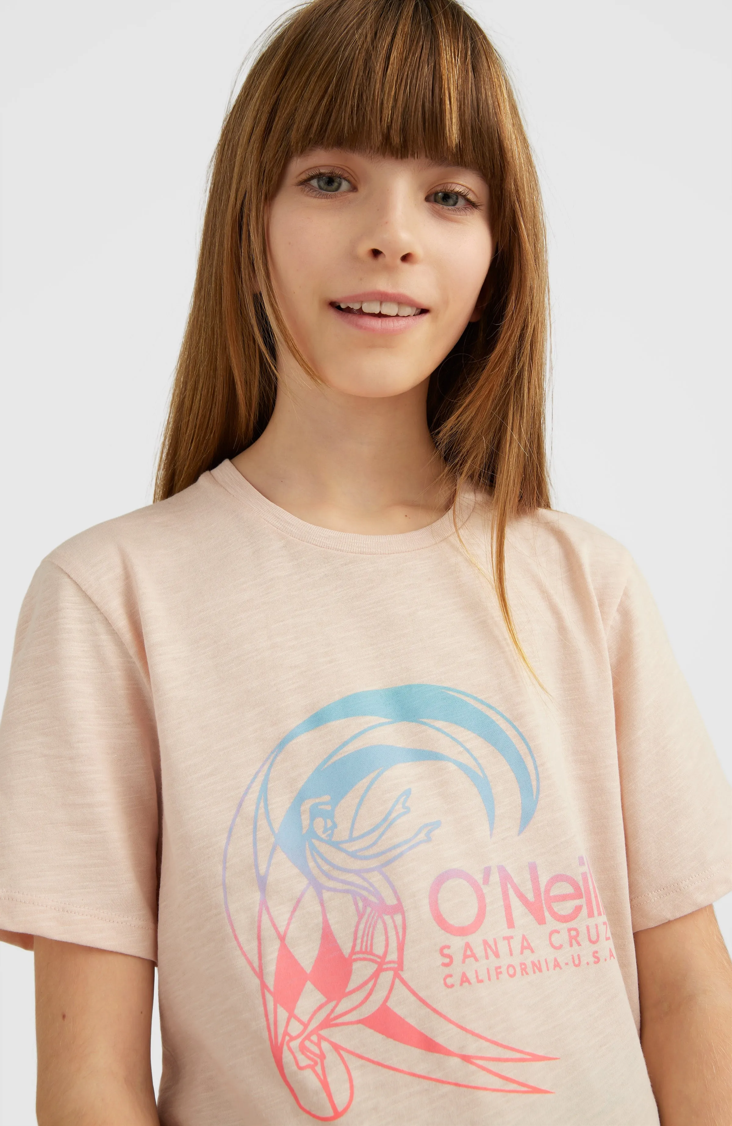 Circle Surfer T-Shirt | Peach Whip