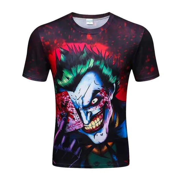 Colorful 3D Printed High Quality Tees #joker2