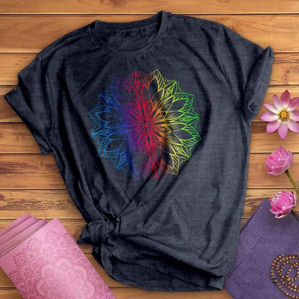 Colorful Lotus Flower Tee