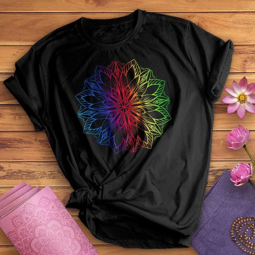 Colorful Lotus Flower Tee