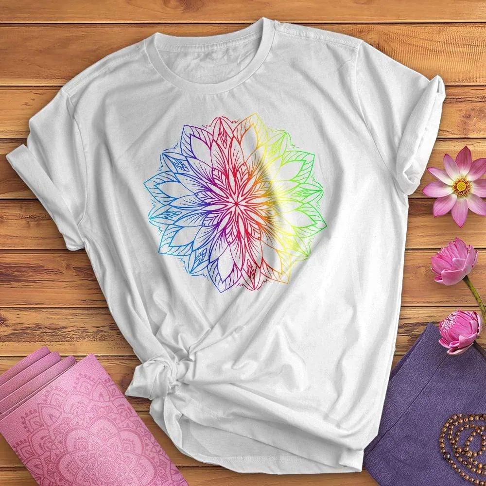 Colorful Lotus Flower Tee