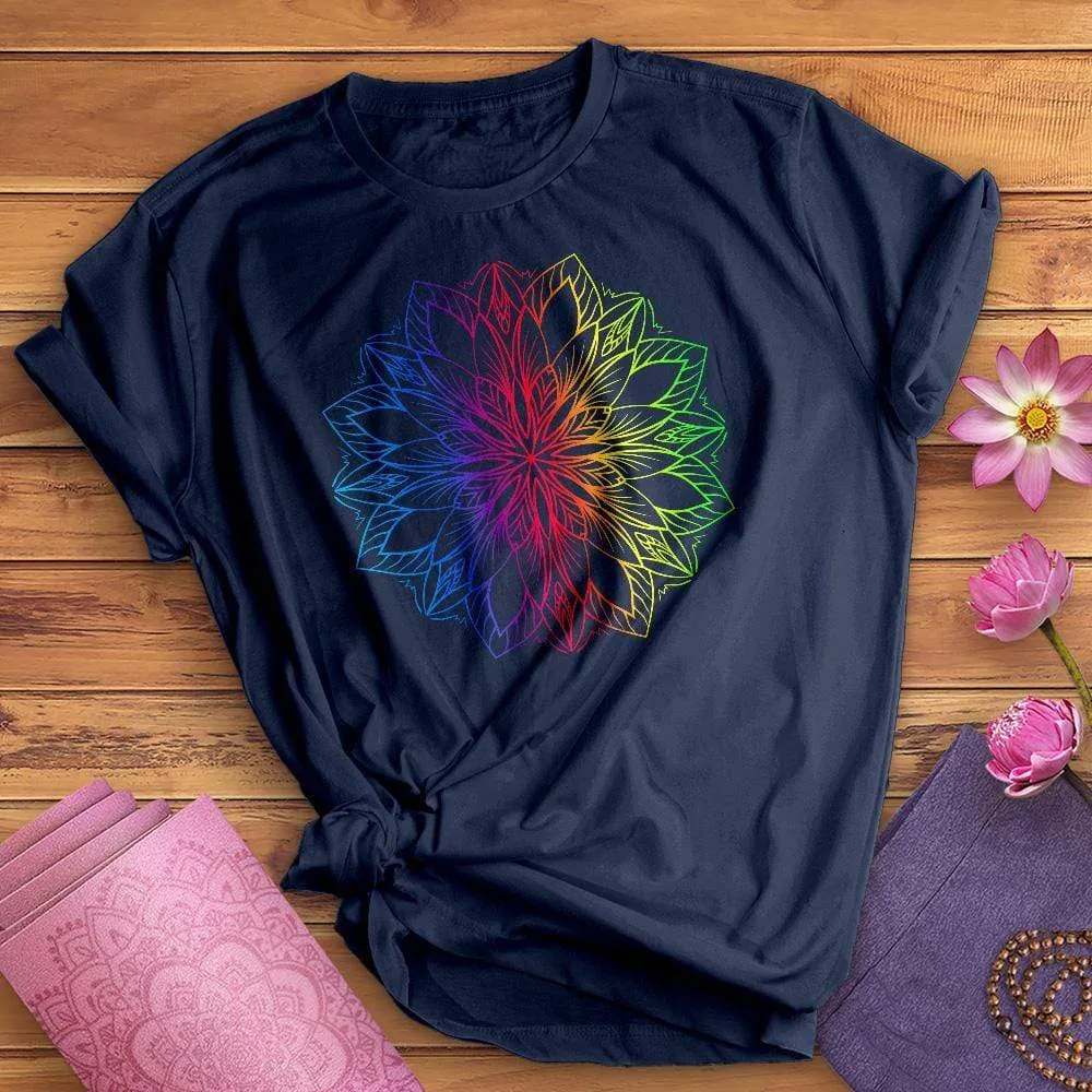 Colorful Lotus Flower Tee