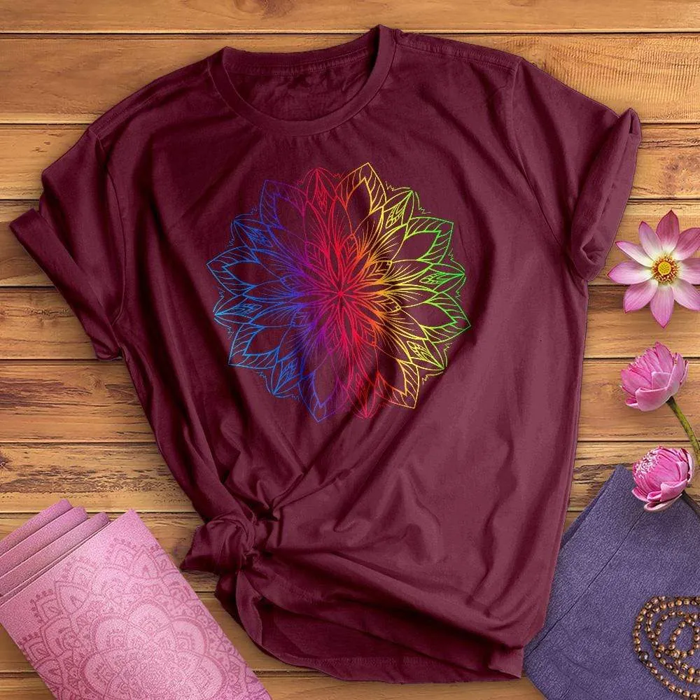 Colorful Lotus Flower Tee