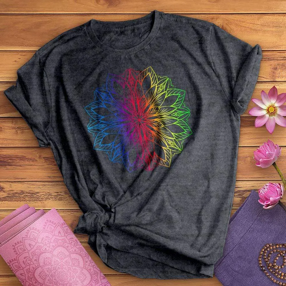 Colorful Lotus Flower Tee