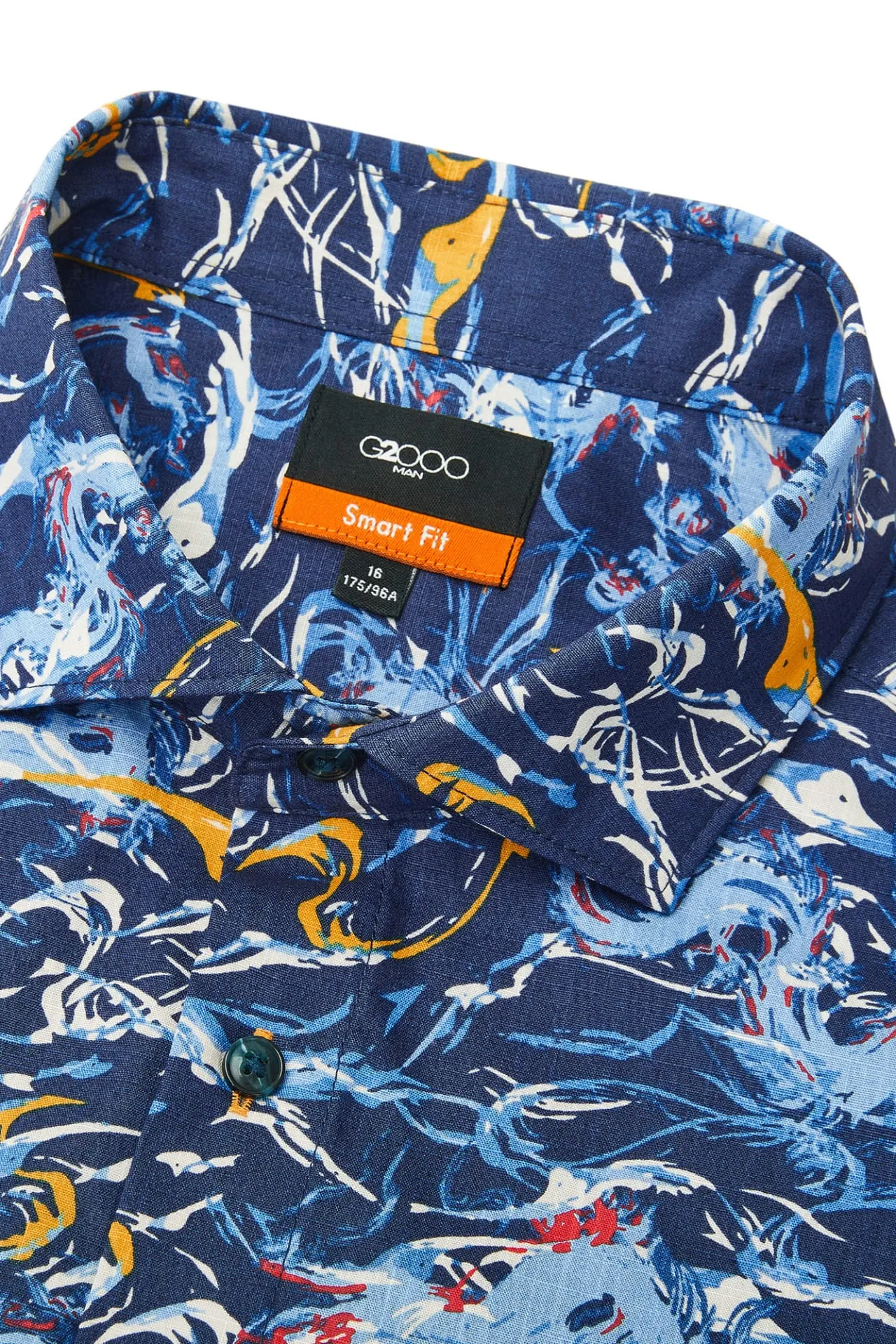 Dragon Print Casual Short Sleeve Shirt