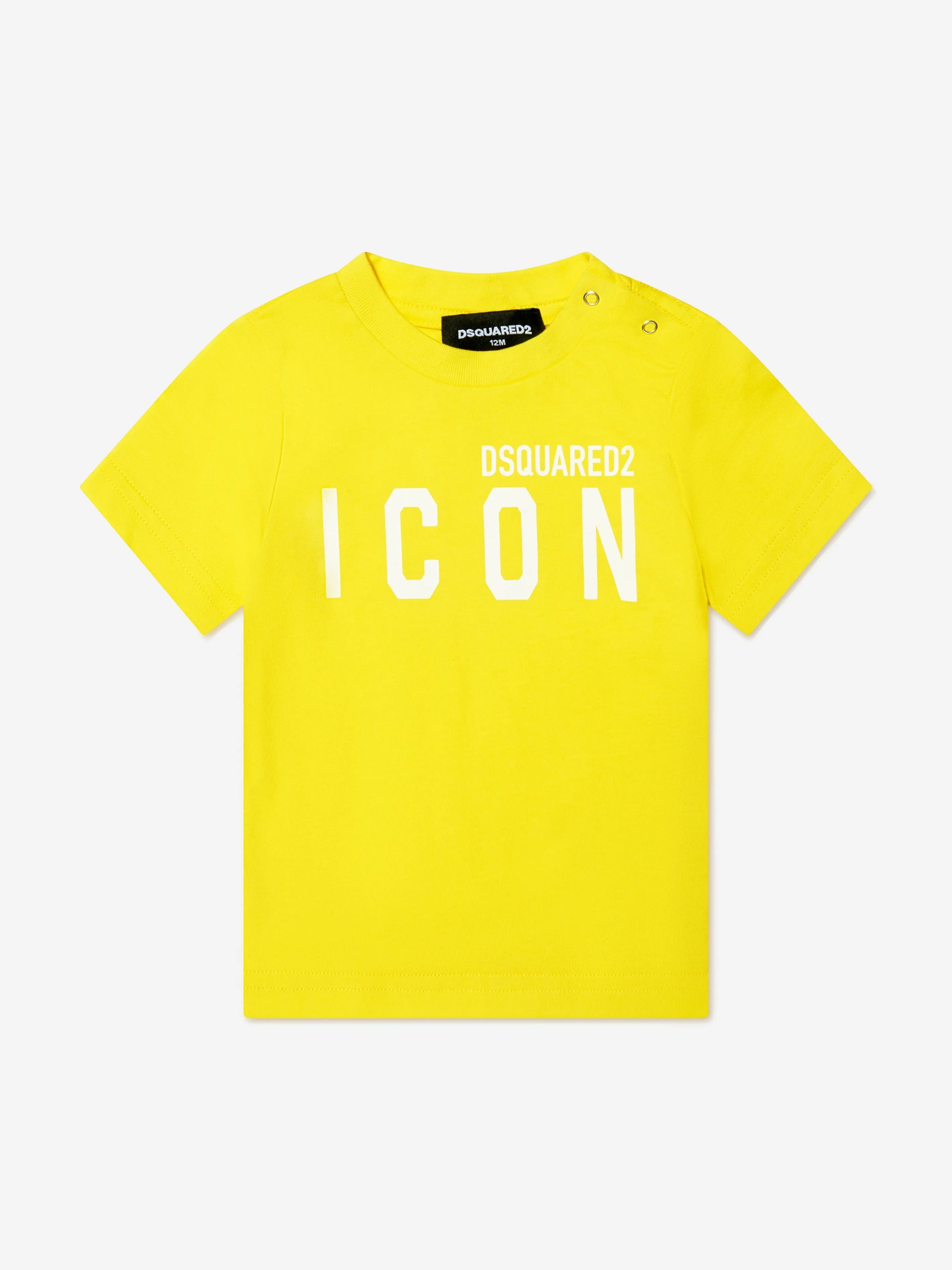 Dsquared2 Baby Icon T-Shirt In Yellow