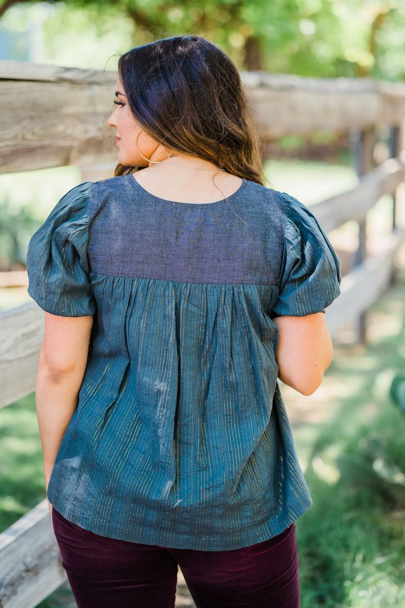 Floral Embroidered Short Sleeve Top